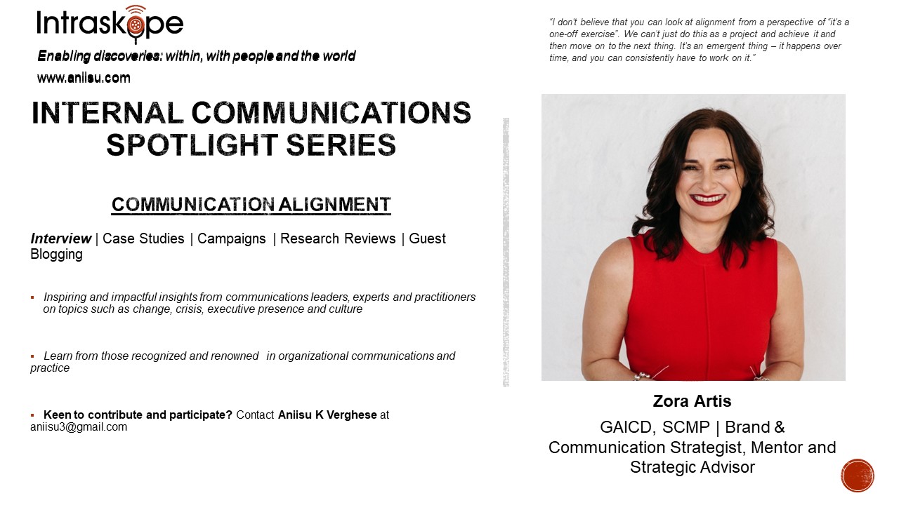 Spotlight on Communication Alignment | Edition #18 | Zora Artis - GAICD ...